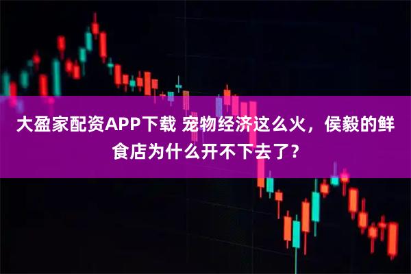 大盈家配资APP下载 宠物经济这么火，侯毅的鲜食店为什么开不下去了？